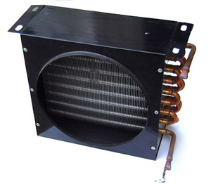 Evaporador de aleta de aluminio de tubo de cobre para congelador