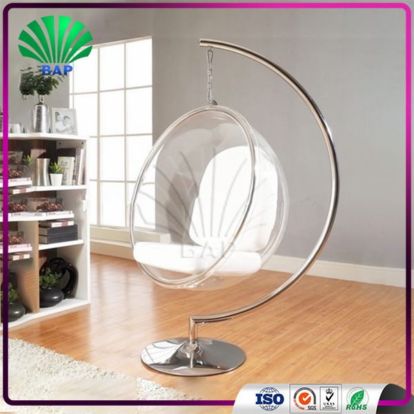Buy Fashionable Indoor Hanging Chair Clear Plexiglass Hanging Bubble