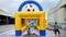 RB9026(6.5x3.5x4.3m) Inflatable Football Kick Penalty Shootout Football Shooting Games For Sale