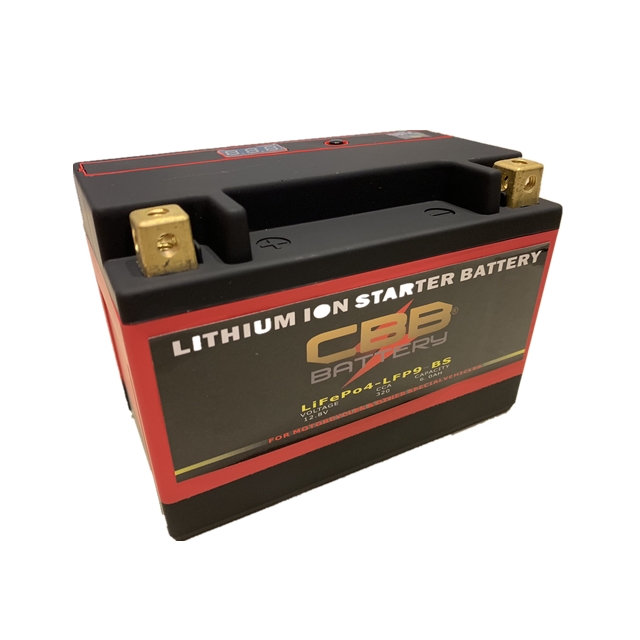 12.8V 6ah Lithium Lon Battery LiFePO4 Motorcycle Storage Battery LFP9-BS