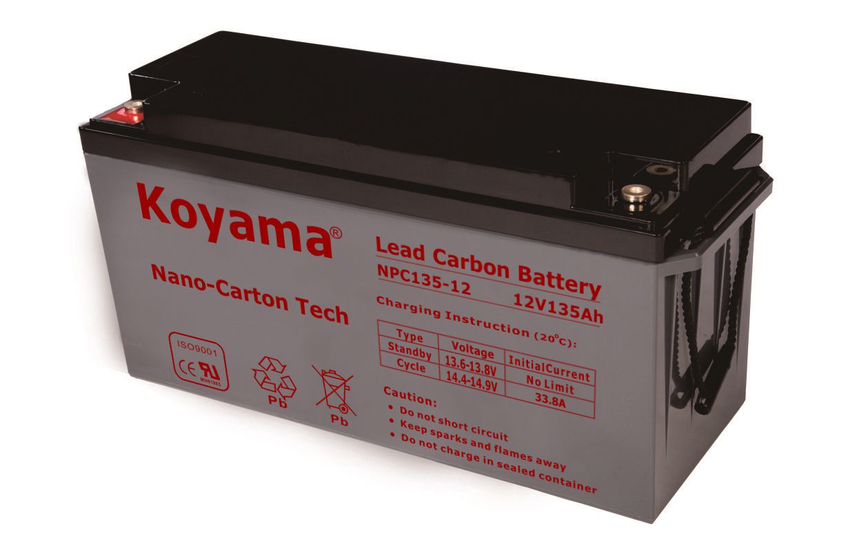 12V 135AH High Quality Deep Cycle Lead Carbon Battery NPC135-12