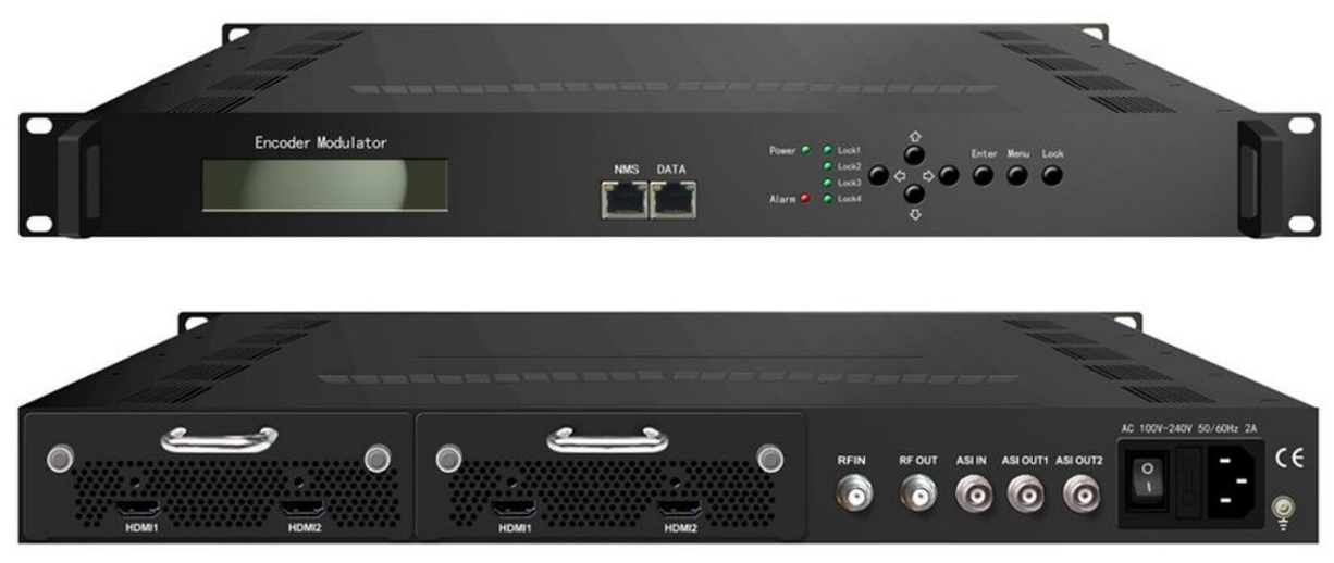 Codificador y modulador de RF HPS382 2*HDMI a ISDB-T (CATV, HDTV)