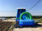 RB6095(15x5x7m) Inflatables Two part Extended blue Bouncy Slide