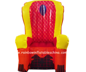 RB20006-4(1.22x2.39m) Inflatables Customized ThroneInflatable Party Chair For Sale