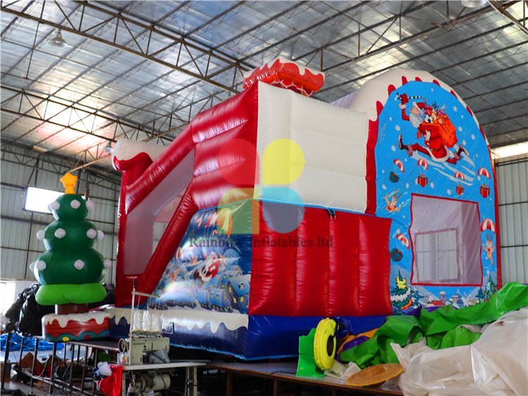 RB20028（ 5x6m ） Inflatables Christmas Combo Castle For Holiday Events