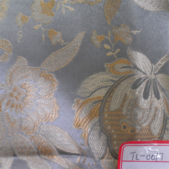Anti-Static Jacquard Polyester Chenille Sofa Fabric for Home Textile