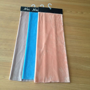 Upholstery 100% Polyester Silk Velvet Fabric in Haining