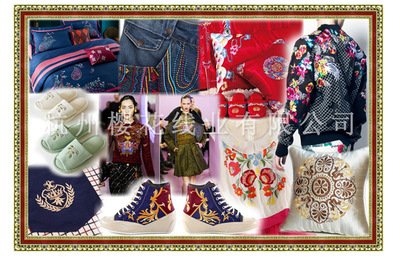 电脑绣花制版加工厂 苏绣打版 汉服服装刺绣制版