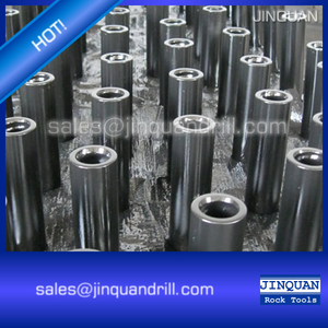 T38 thread drill steel rod coupling sleeve 190mm length