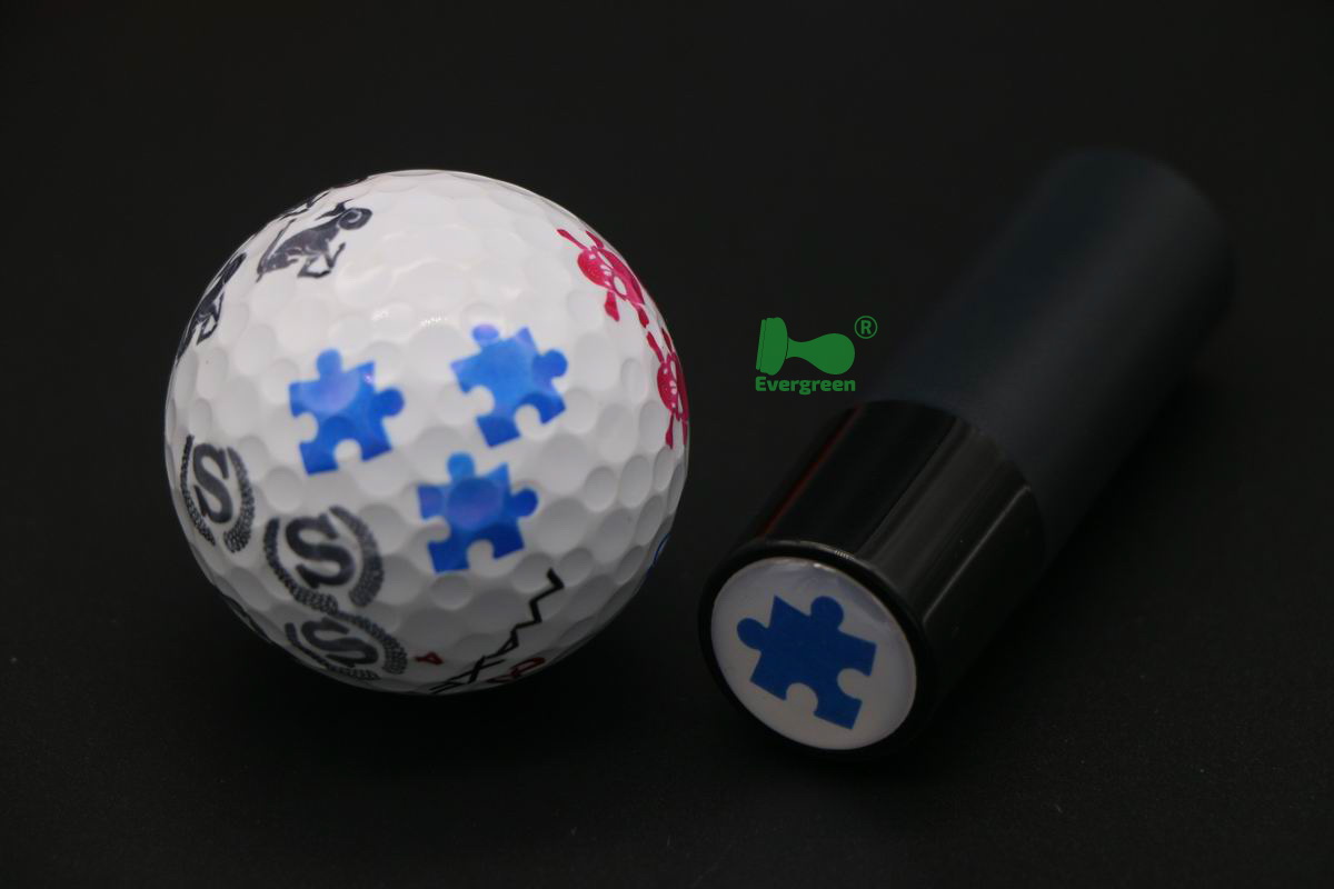 Customized round plastic Golf Ball Stamps Dia.12mm Buy Golf Ball Stamps, golf ball marker
