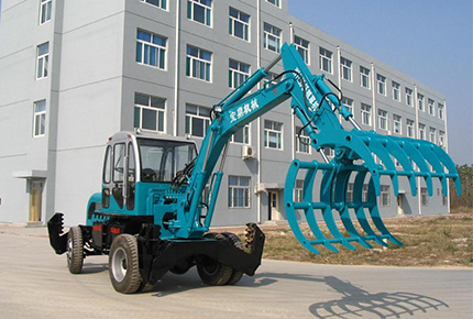 12 tons Chinese hydraulic wheel excavator