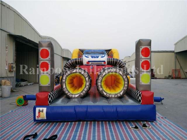 RB5066-1(12x3.7x4m) Inflatable Playground Obstacle Course For Kids/Race Car Infatable Obstacle Course/Outdoor Inflatable Toys
