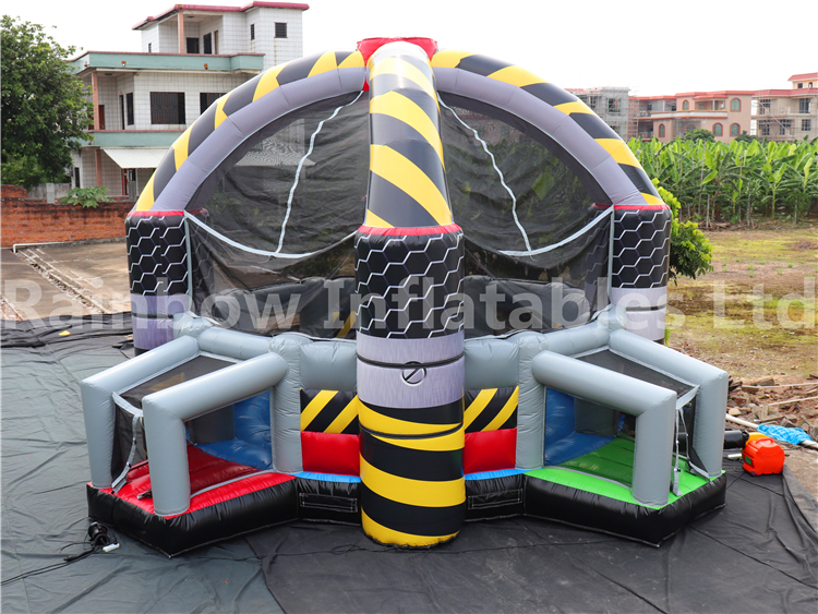 RB9130（Dia 8 m） Inflatable Defender Dome 3 in 1 sport game For Whole sale