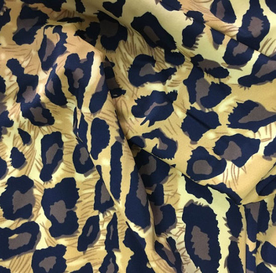 Spandex Fabric for Swimwear with Transfer Printing Polyester Fabric