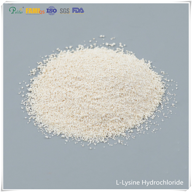 L-lisina Hidrocloruro 98.5% Grado de alimentación CAS no. 657-27-2 