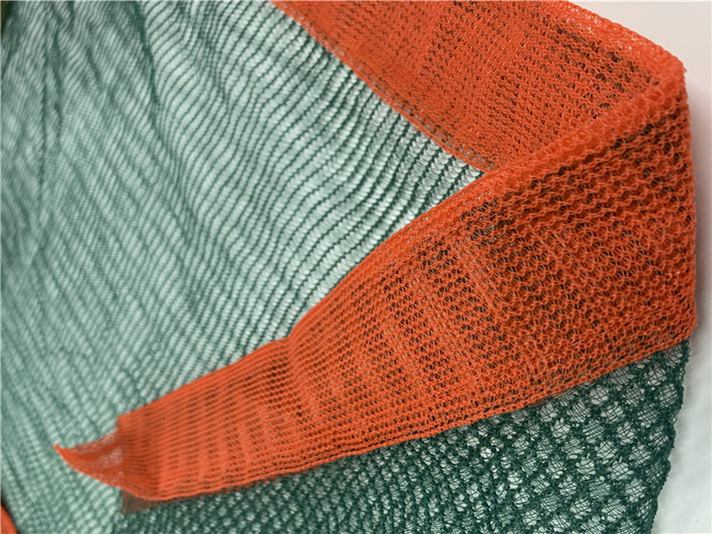 100GSM Mono Triángulo Verde y Naranja Oliva Red