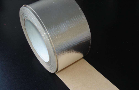 Cinta adhesiva de papel de aluminio liso para paquete externo de refrigerador