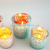 Christmas home decorative votive silver mercury glass tealight candle holders 6oz 13oz
