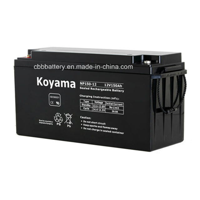 12V 150ah Lead Acid Battery VRLA Rechargeable Battery Np150-12