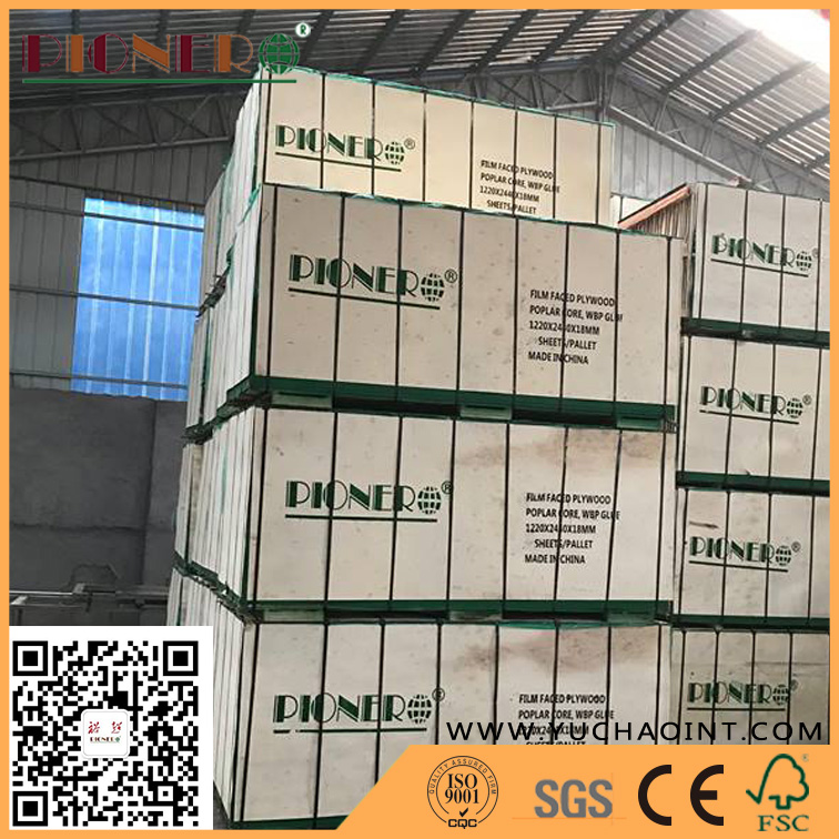 WBP Glue Brown Film Faced Concrete Formwork Plywood 