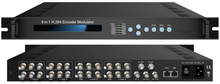 HPS1208B 8 in 1 H. 264/MPEG-2 Encoder Modulator with DVB-C RF out