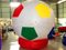 RB22038-3( dia2.7m ) Inflatable Colorful ground balloon for advertising 