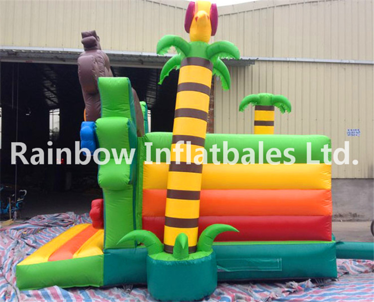 RB01010（4x5m）Inflatable monkey bouncer 