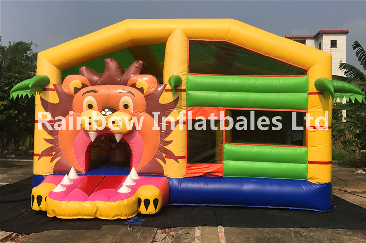RB3095（4x2.5x2.1m）Inflatables lion theme combo