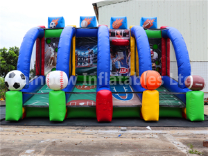 RB9035（ 5.5x3m ）Inflatable Basketball Football Gate Sports Games 