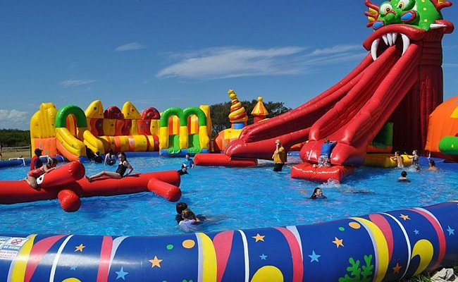 Giant Commercial Inflatable Ground Water Park for Kids and Adult