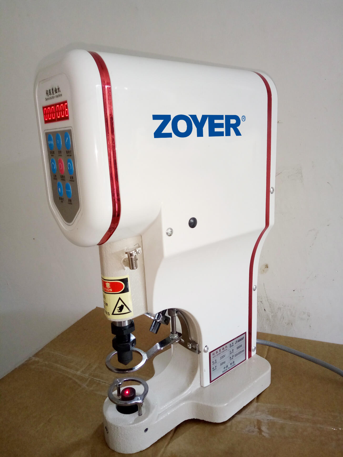 ZY828D zoyer 直驱式四合扣贴合机带红外线