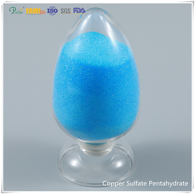 Grado de alimentación de cristal de sulfato de cobre pentahidratado