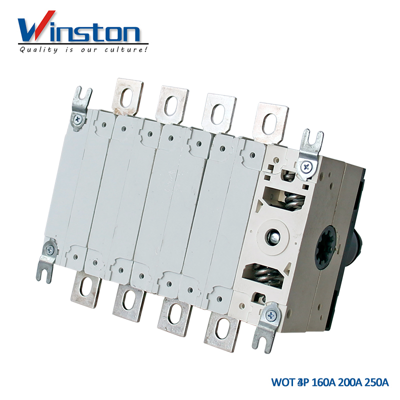 Interruptor de aislamiento de carga industrial WOT 4pole 160A 200A 250A