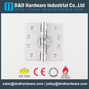 Dobradiça de porta de rolamento de esferas 2BB CE-DDSS001-CE-4x4x3.0mm-SUS304