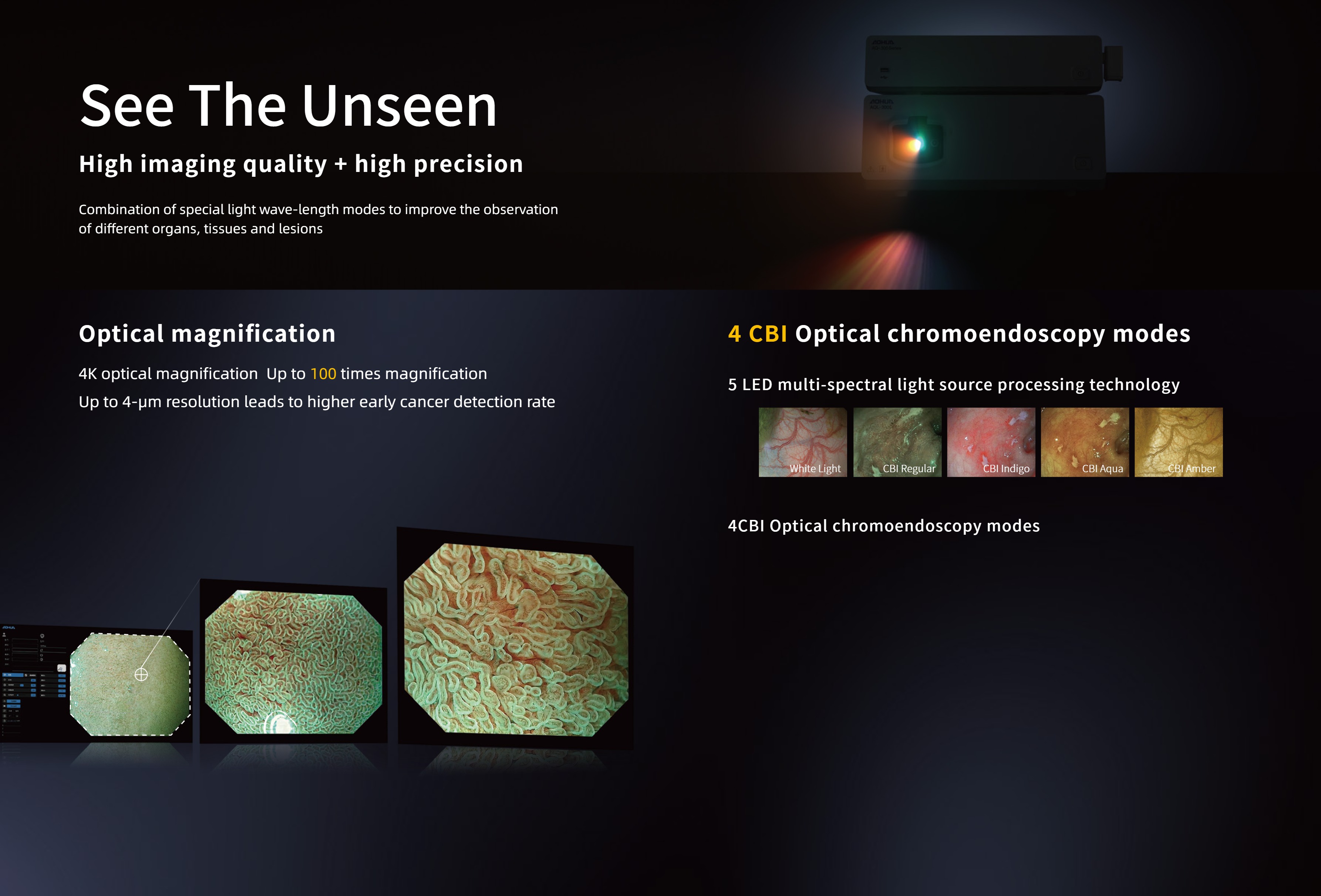 Эндоскопическая система AQ-300 Ultra HD-3