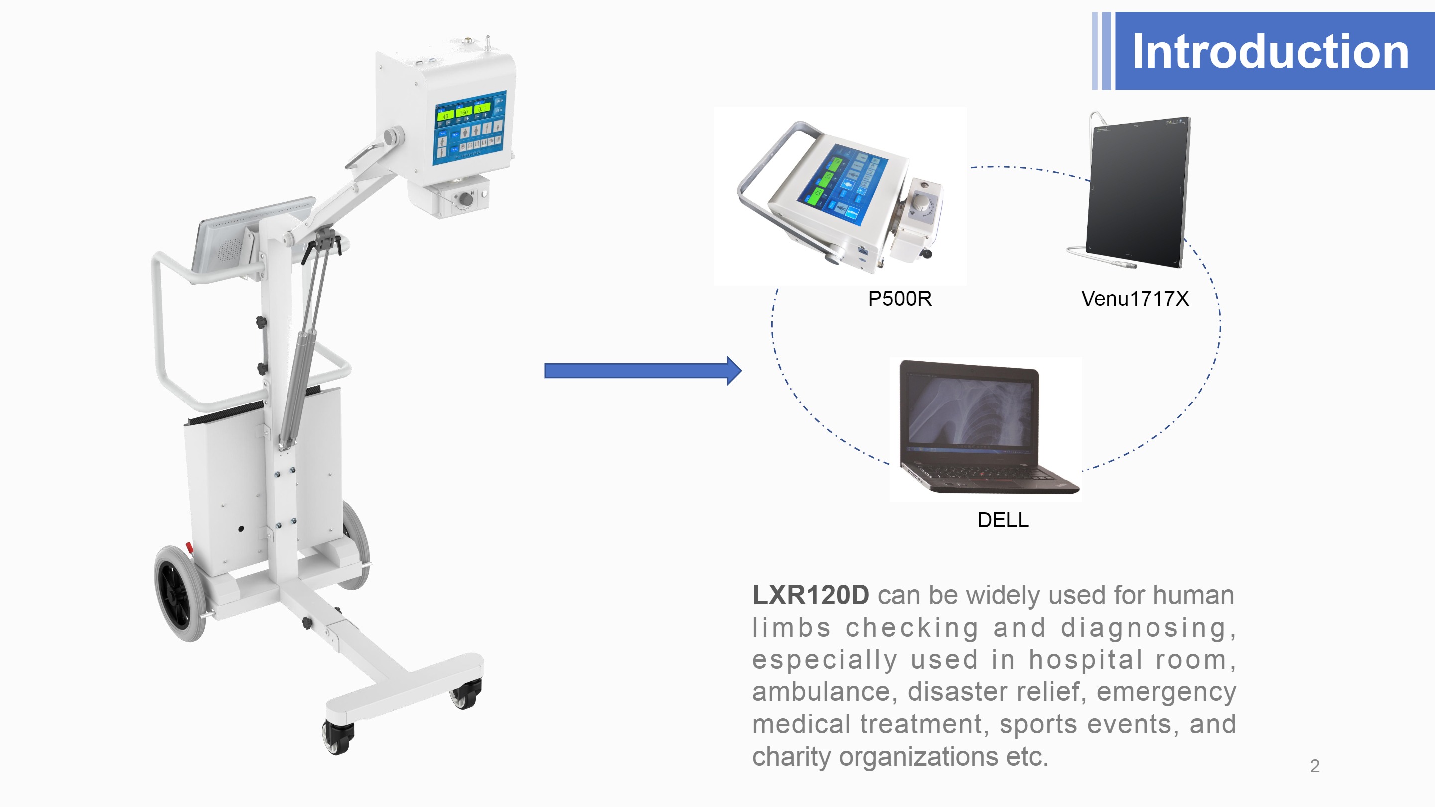 كاشف اللوحة المسطحة LXR120D.-2