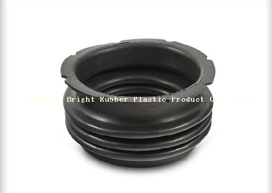 Customized Black Flexible Silicone Molded Rubber Bellows