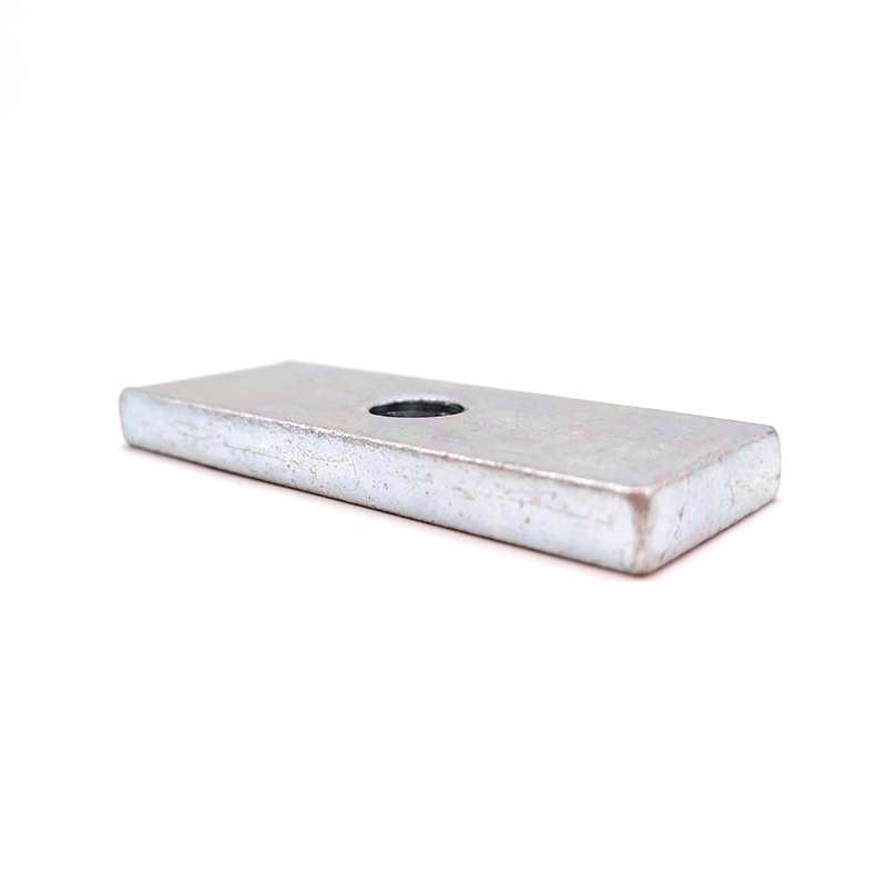 Acier au carbone de qualité 8.8/10.9/12.9 Écrou fin rectangle long enduit de zinc blanc bleu