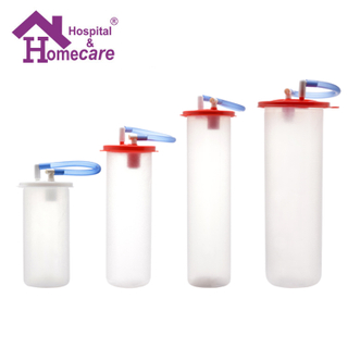 Wall mounted medical suction jar Suction Regulator disposable suction bottle 