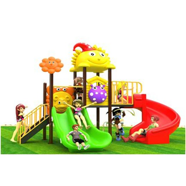 Cartoon-Mini-Elf-Kinderrutsche-Spielplatz im Freien (BBE-N6)