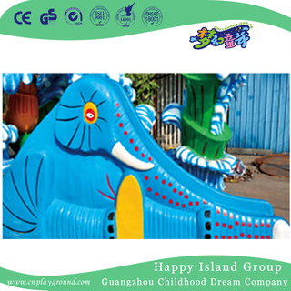 Water Game Equipment Blue Elephant Slide For Children (HHK-11107)