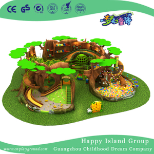 Karikatur-Tierbär-Kinderparadies-Wald-Innenspielplatz (TQ-200401)