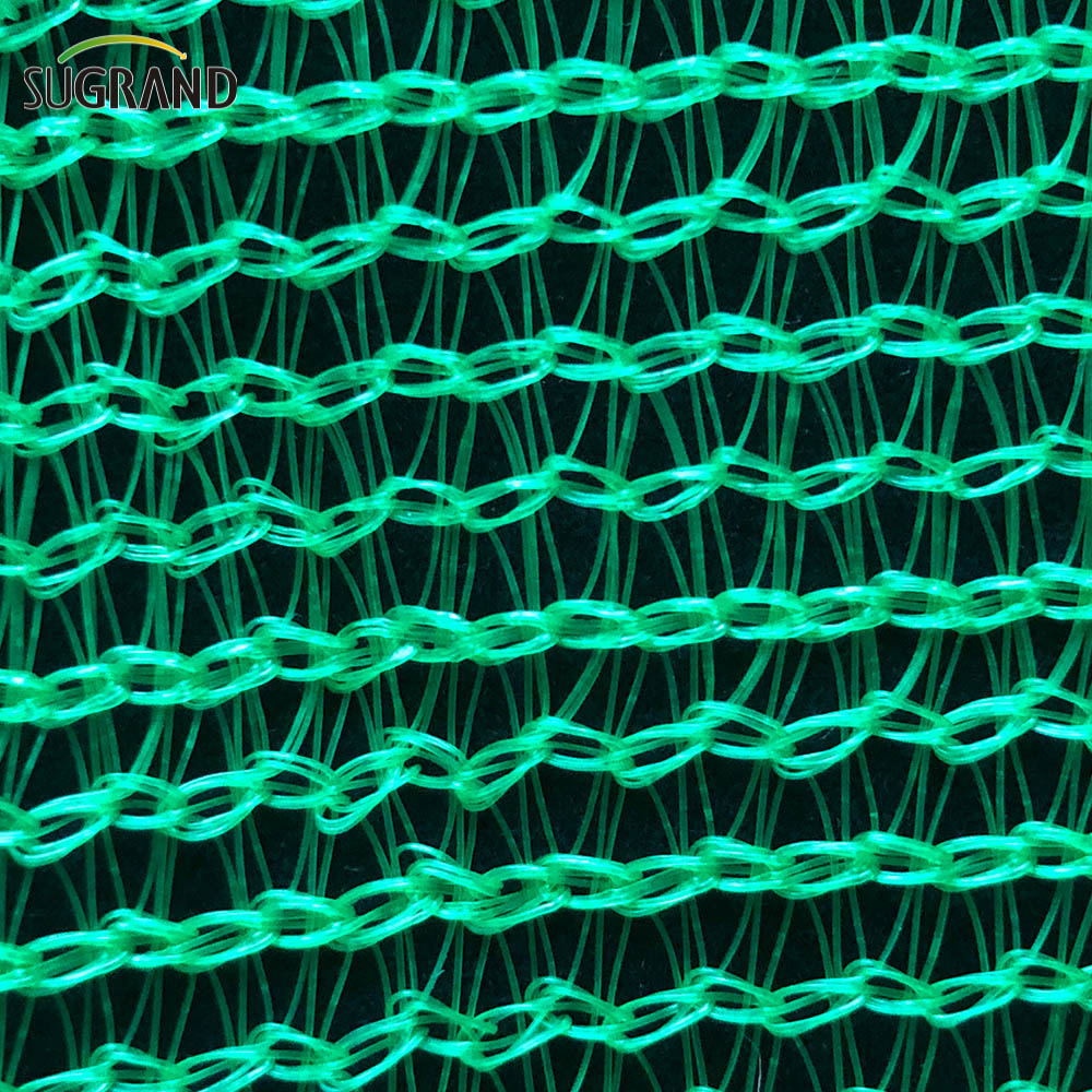 100% Material HDPE Red de andamios de construcción verde Red de andamios