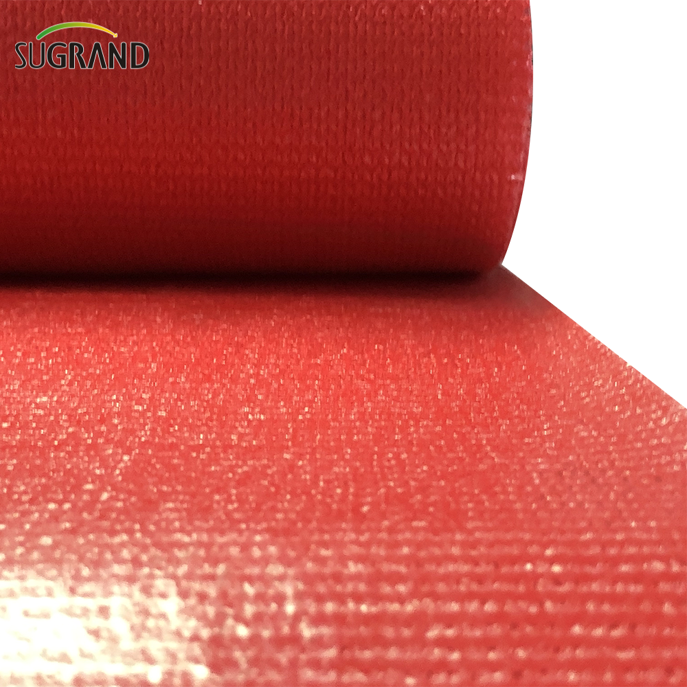 Red impermeable roja de la sombra de 320gsm/red de la sombra del carport