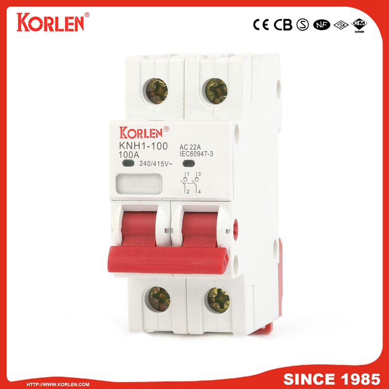 2p 3p 4p MCB Type Isolator Switch 63A 80A 100A 125A
