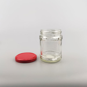 200ml Metal Screw Cap Round Shape for Food Packing Glass Jar
