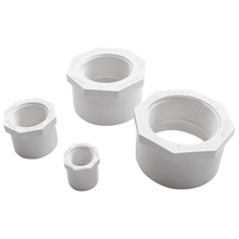Venta al por mayor de fábrica, alta calidad, tamaño personalizado, estándar americano, buje reductor hembra, tubo de pvc y buje de plástico
