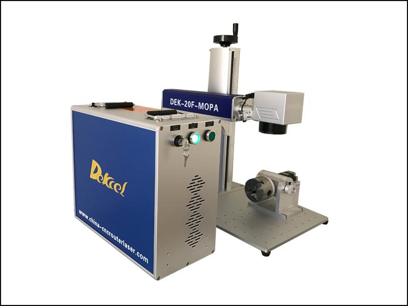 máquina de grabado del color del laser de la fibra de 20W JPT Mopa
