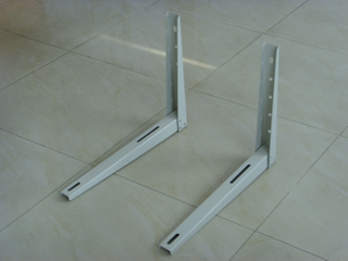 Staffa per condizionatore d'aria zincata di alta qualità per montaggio a parete per unità esterne A / C