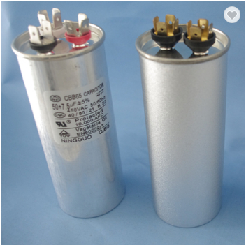 Condensador de funcionamiento del motor 10UF / 450V del condensador de la lavadora de la CA del arrancador Cbb60